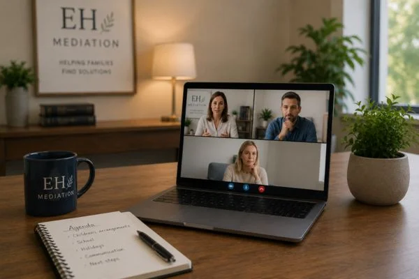 child access mediation Sheerness online meeting.